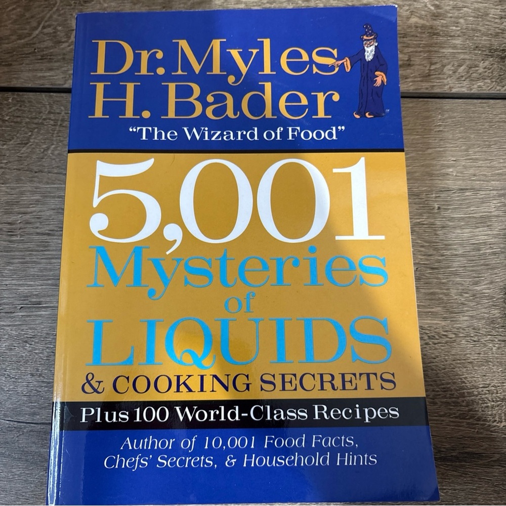 Vintage 1999 5,001 Mysteries Of Liquids Cooking Recipes Cookbook Cook Book BR